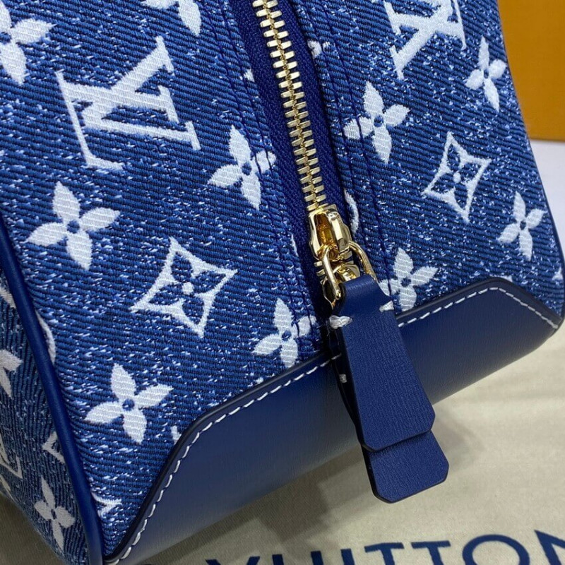 Wholesale Luxury Louis Vuitton Denim Jacquard Textil Square Bag M59611 - Image 14