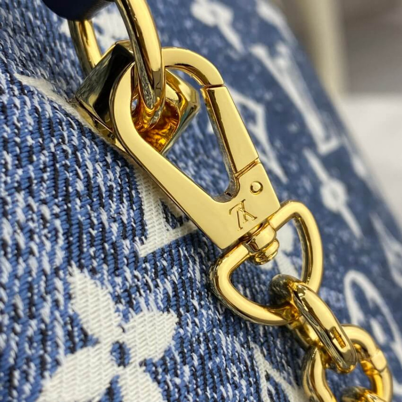 Wholesale Luxury Louis Vuitton Denim Jacquard Textil Square Bag M59611 - Image 22