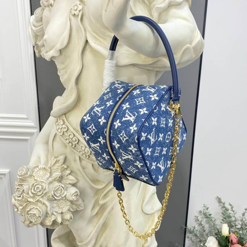 Wholesale Luxury Louis Vuitton Denim Jacquard Textil Square Bag M59611 - Image 7