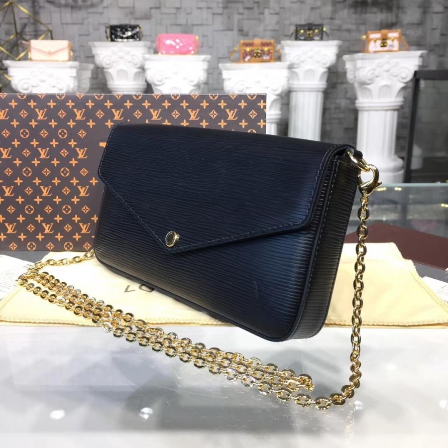 Wholesale Luxury Louis Vuitton Epi Leather Pochette Felicie M62648 - Image 3