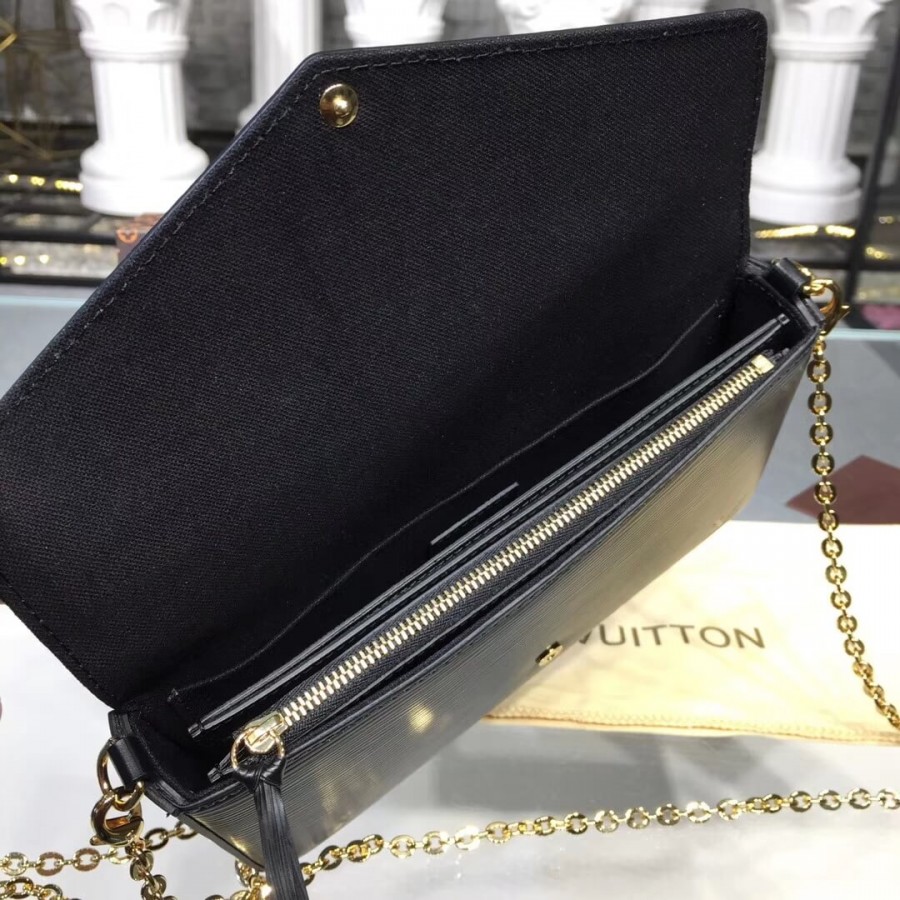 Wholesale Luxury Louis Vuitton Epi Leather Pochette Felicie M62648 - Image 9