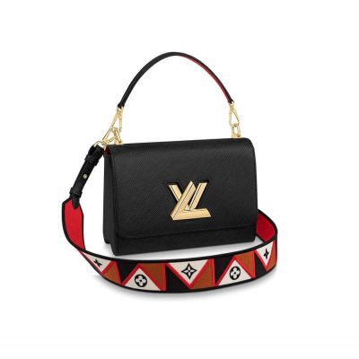 Wholesale Luxury Louis Vuitton Epi Leather Twist Mm M59027 Black