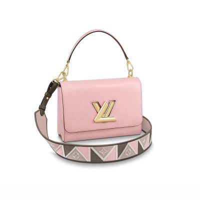 Wholesale Luxury Louis Vuitton Epi Leather Twist Mm M59028 Pink