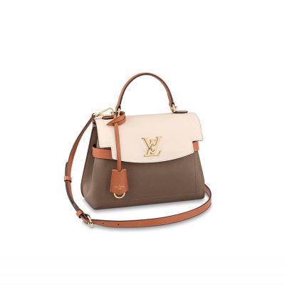 Wholesale Luxury Louis Vuitton Lockme Ever Bb M56645 Smokey/Quartz/Caramel