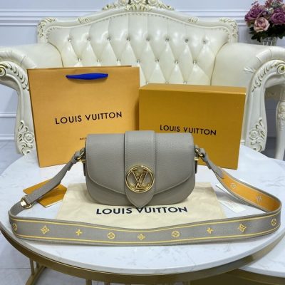 Wholesale Luxury Louis Vuitton Lv Pont 9 Soft Mm M58967 Gris