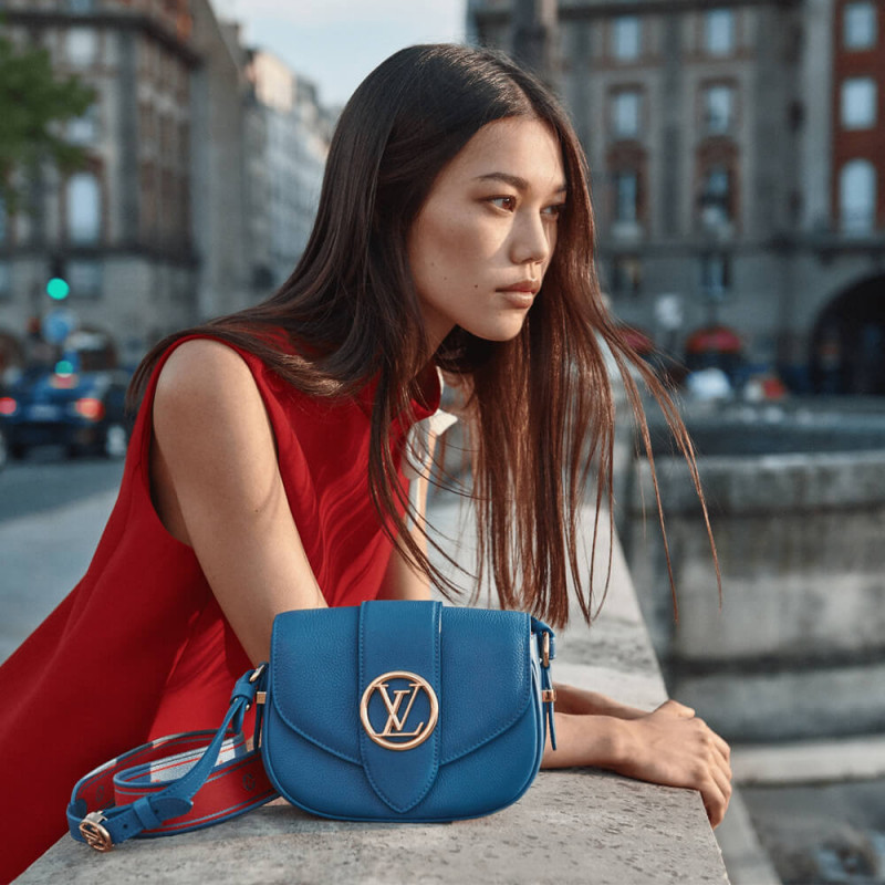 Wholesale Luxury Louis Vuitton Lv Pont 9 Soft Pm M58964 Blue - Image 2