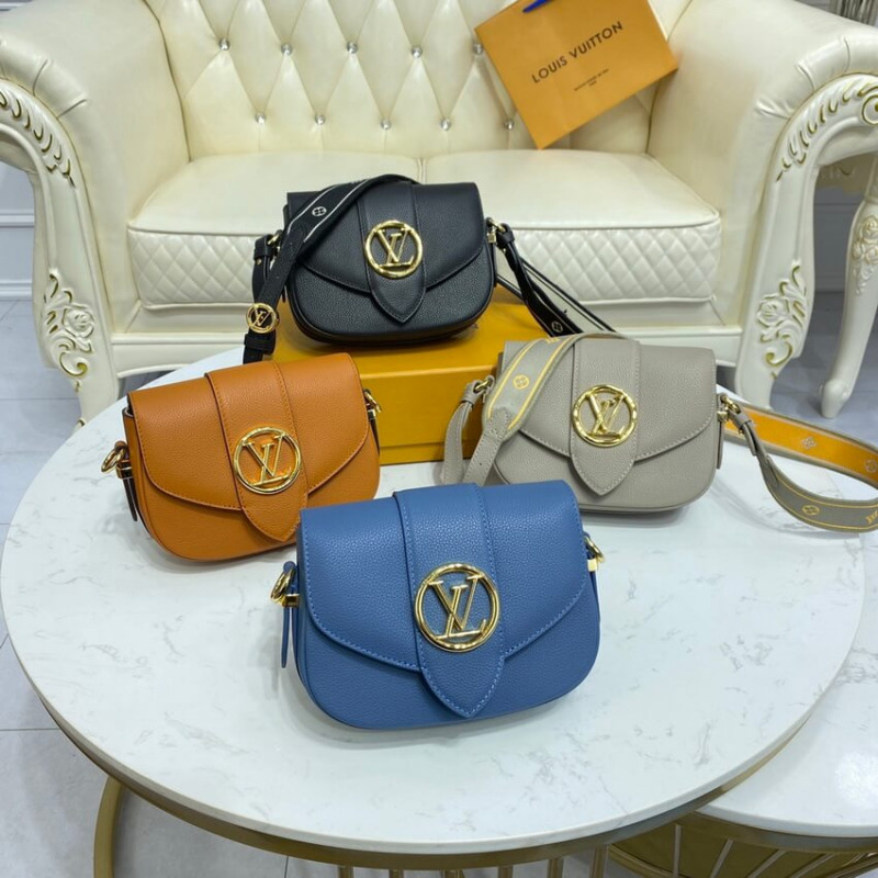 Wholesale Luxury Louis Vuitton Lv Pont 9 Soft Pm M58964 Blue - Image 17
