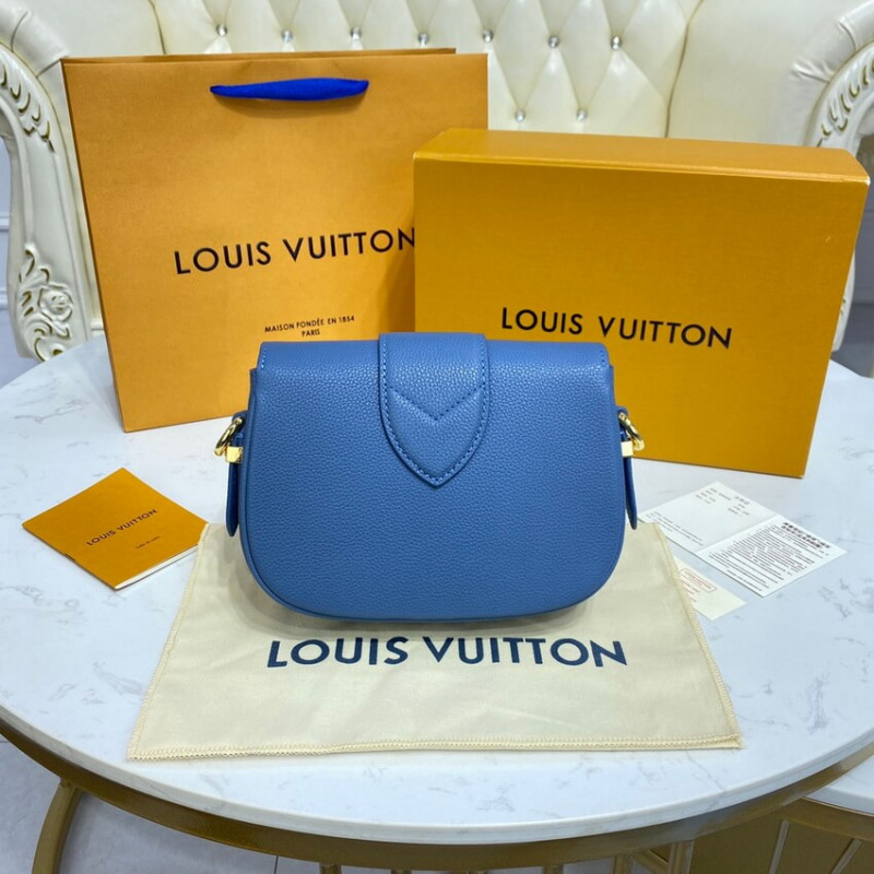 Wholesale Luxury Louis Vuitton Lv Pont 9 Soft Pm M58964 Blue - Image 5
