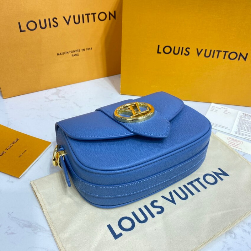 Wholesale Luxury Louis Vuitton Lv Pont 9 Soft Pm M58964 Blue - Image 6