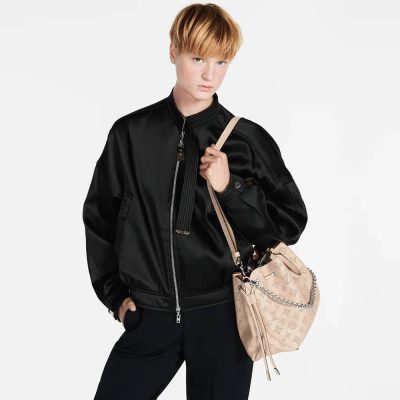 Alternative view of Wholesale Luxury Louis Vuitton Mahina Calf Leather Bella Tote M59203 Cream