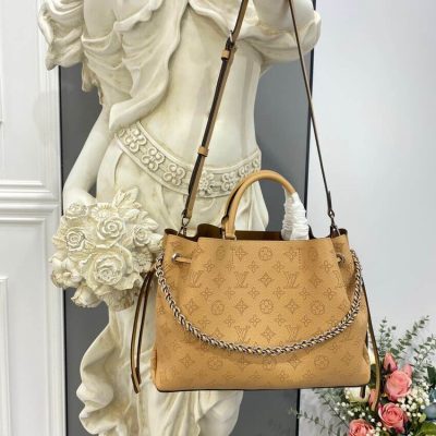 Alternative view of Wholesale Luxury Louis Vuitton Mahina Calf Leather Bella Tote M59655 Arizona Brown