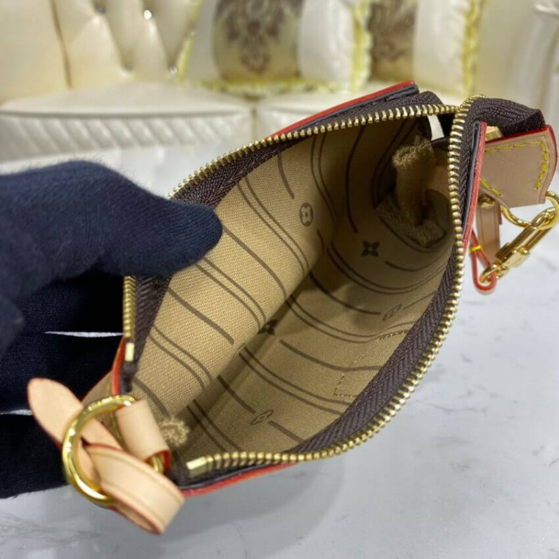 Wholesale Luxury Louis Vuitton Mini Pochette Delightful M40309 - Image 17