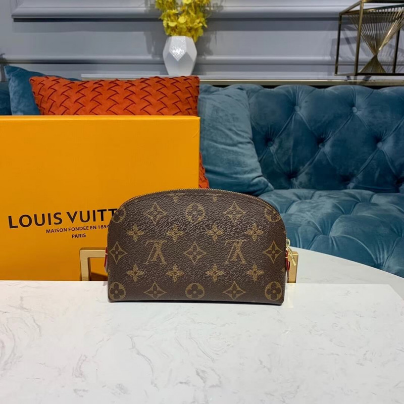 Wholesale Luxury Louis Vuitton Monogram Canvas Cosmetic Pouch M47515 - Image 4