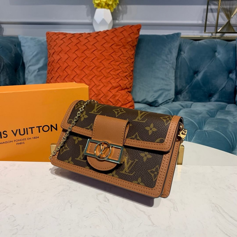 Wholesale Luxury Louis Vuitton Monogram Canvas Dauphine Chain Wallet M68746 - Image 3