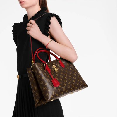 Alternative view of Wholesale Luxury Louis Vuitton Monogram Canvas Flower Tote M43553 Red