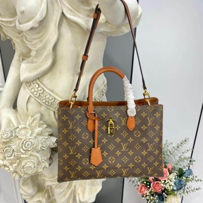 Alternative view of Wholesale Luxury Louis Vuitton Monogram Canvas Flower Tote M43770 Caramel