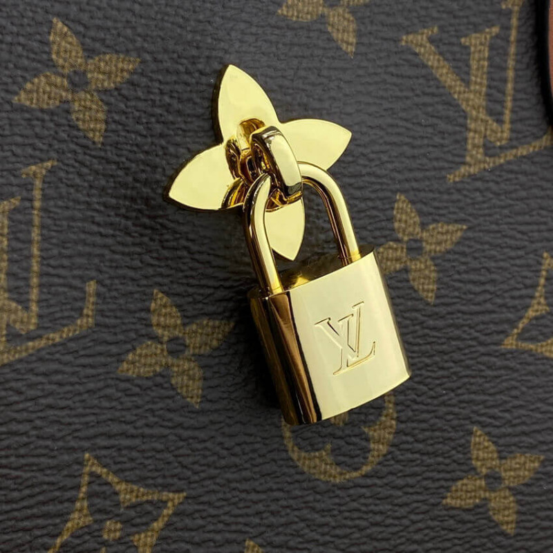 Wholesale Luxury Louis Vuitton Monogram Canvas Flower Tote M43770 Caramel - Image 11
