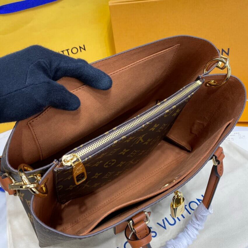 Wholesale Luxury Louis Vuitton Monogram Canvas Flower Tote M43770 Caramel - Image 12