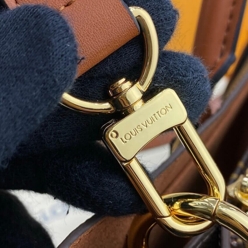 Wholesale Luxury Louis Vuitton Monogram Canvas Flower Tote M43770 Caramel - Image 16