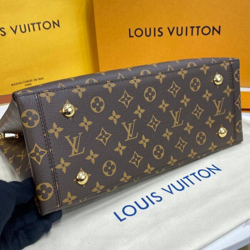 Wholesale Luxury Louis Vuitton Monogram Canvas Flower Tote M43770 Caramel - Image 6