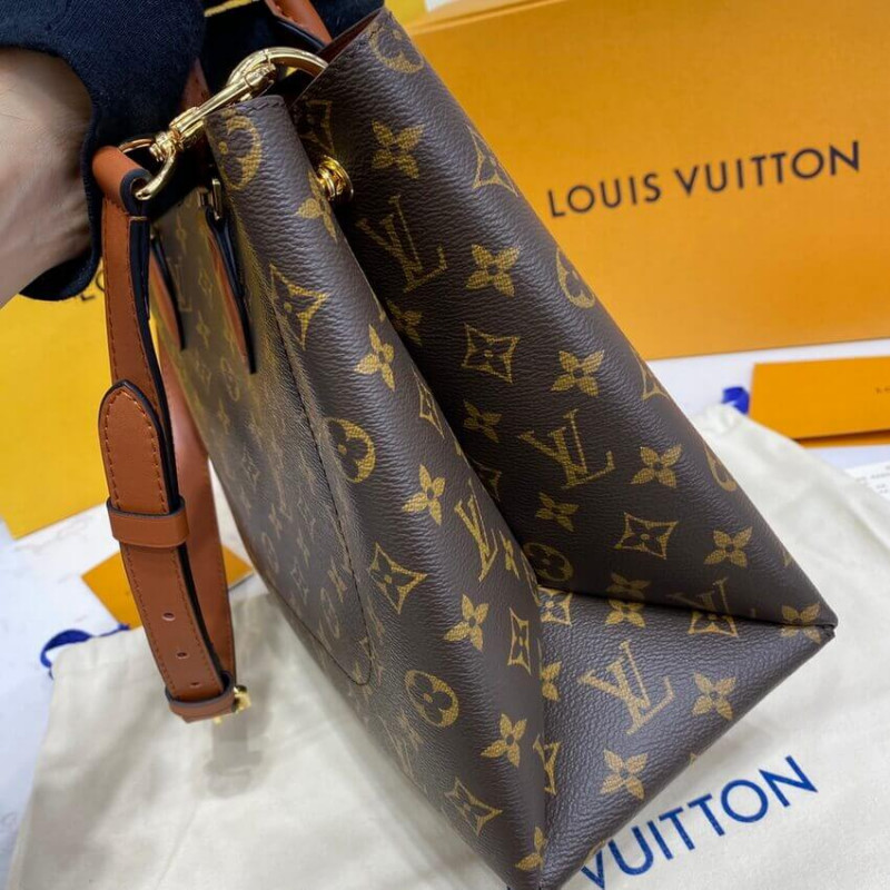 Wholesale Luxury Louis Vuitton Monogram Canvas Flower Tote M43770 Caramel - Image 7