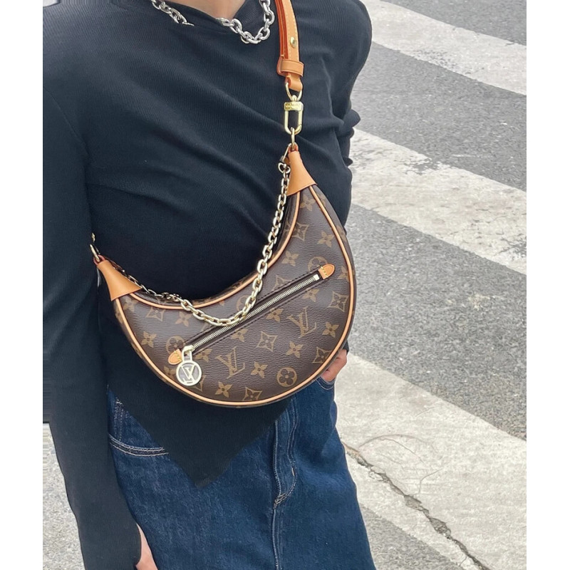 Wholesale Luxury Louis Vuitton Monogram Canvas Loop Bag M81098 - Image 20