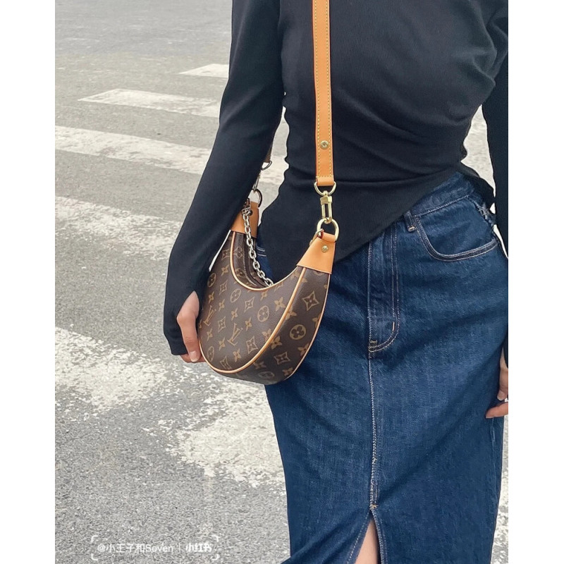 Wholesale Luxury Louis Vuitton Monogram Canvas Loop Bag M81098 - Image 21