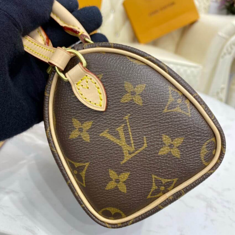 Wholesale Luxury Louis Vuitton Monogram Canvas Nano Speedy M61252 - Image 11