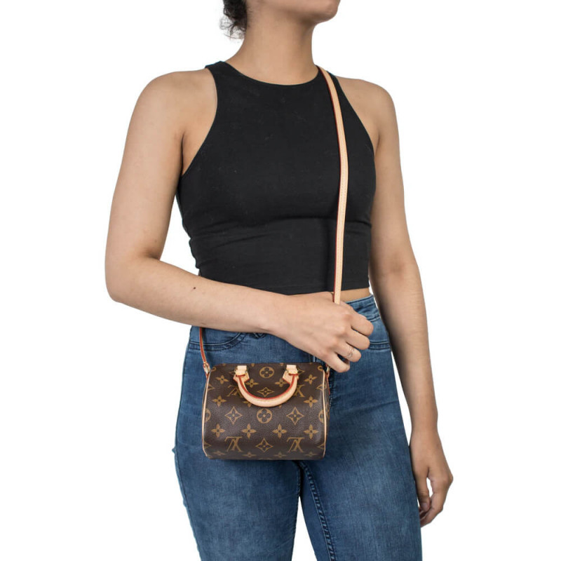 Wholesale Luxury Louis Vuitton Monogram Canvas Nano Speedy M61252 - Image 3