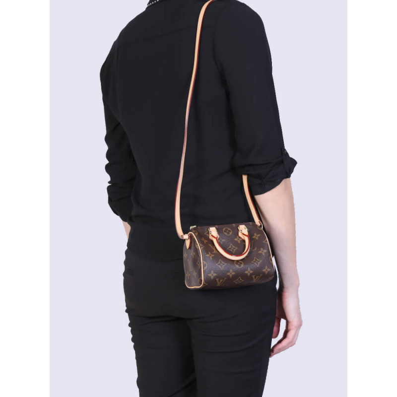 Wholesale Luxury Louis Vuitton Monogram Canvas Nano Speedy M61252 - Image 4