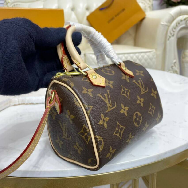 Wholesale Luxury Louis Vuitton Monogram Canvas Nano Speedy M61252 - Image 9