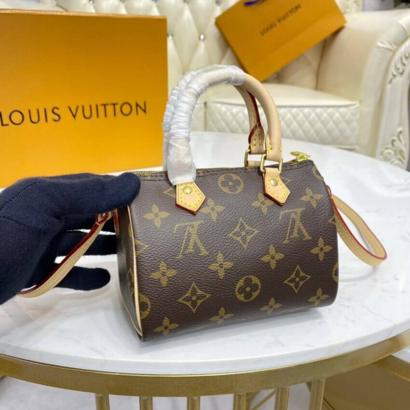 Wholesale Luxury Louis Vuitton Monogram Canvas Nano Speedy M61252 - Image 10