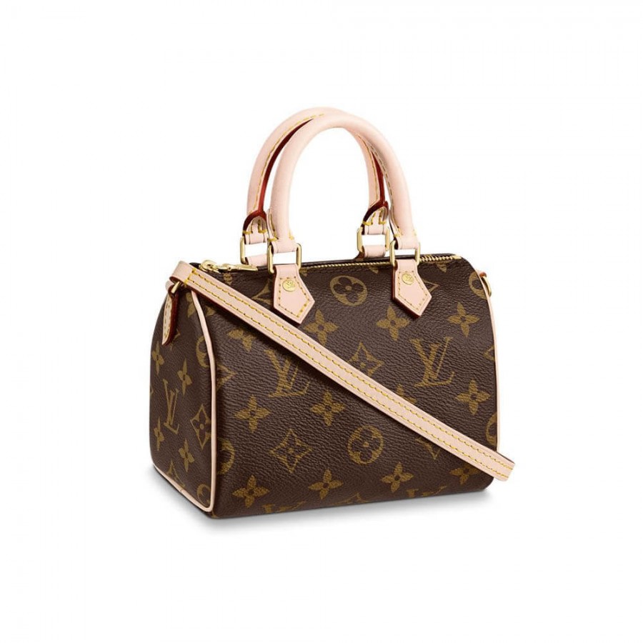 Wholesale Luxury Louis Vuitton Monogram Canvas Nano Speedy M61252