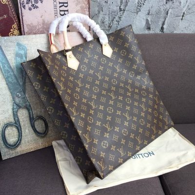 Alternative view of Wholesale Luxury Louis Vuitton Monogram Canvas Sac Plat Tote Bag M51140