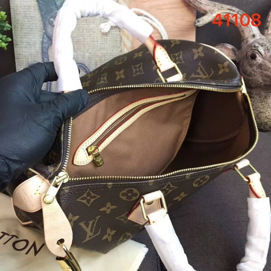 Wholesale Luxury Louis Vuitton Monogram Canvas Speedy 30 M41108 - Image 12
