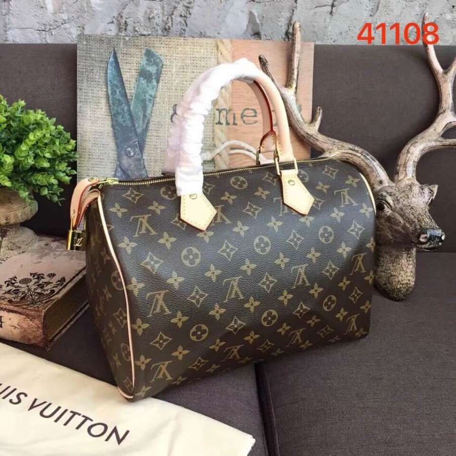 Wholesale Luxury Louis Vuitton Monogram Canvas Speedy 30 M41108 - Image 5
