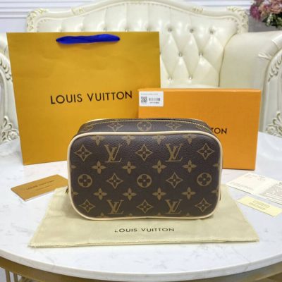Wholesale Luxury Louis Vuitton Monogram Canvas Toilet Pouch Pm M47507