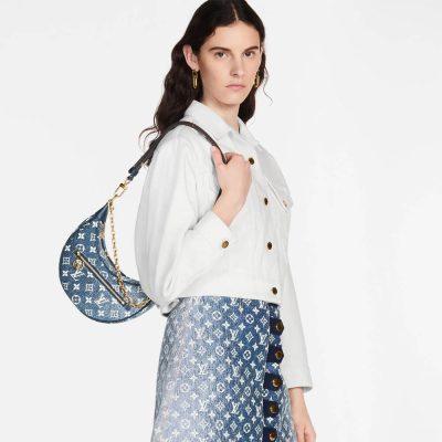 Alternative view of Wholesale Luxury Louis Vuitton Monogram Denim Loop Bag M81166 Blue