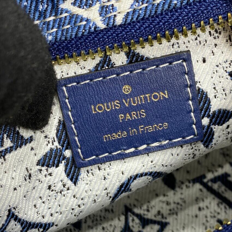 Wholesale Luxury Louis Vuitton Monogram Denim Loop Bag M81166 Blue - Image 17
