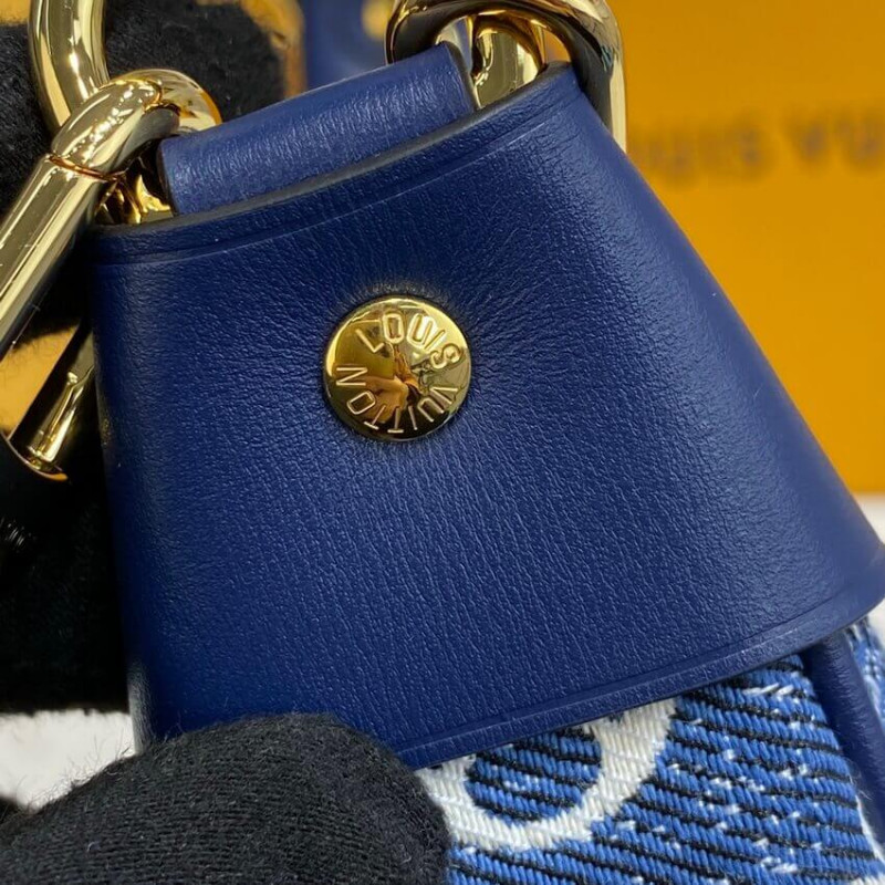 Wholesale Luxury Louis Vuitton Monogram Denim Loop Bag M81166 Blue - Image 20