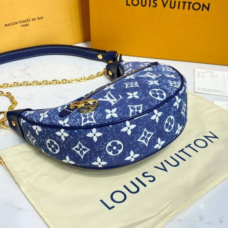 Wholesale Luxury Louis Vuitton Monogram Denim Loop Bag M81166 Blue - Image 10