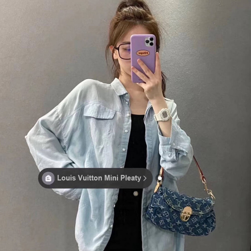 Wholesale Luxury Louis Vuitton Monogram Denim Mini Pleaty M95050 - Image 4
