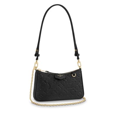 Wholesale Luxury Louis Vuitton Monogram Empreinte Easy Pouch On Strap M80349 Black