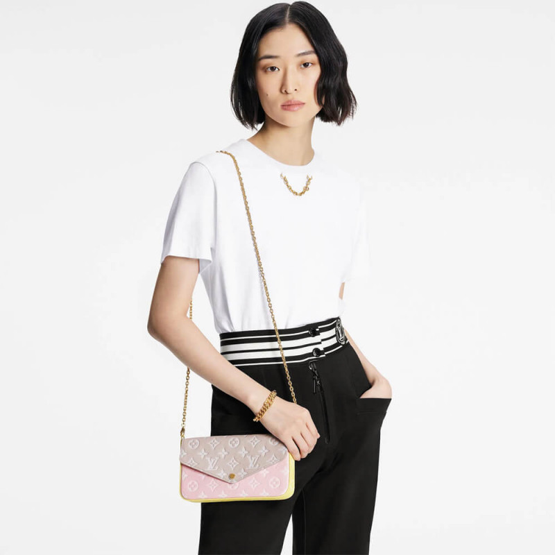 Wholesale Luxury Louis Vuitton Monogram Empreinte Leather Felicie Pochette M81359 - Image 2