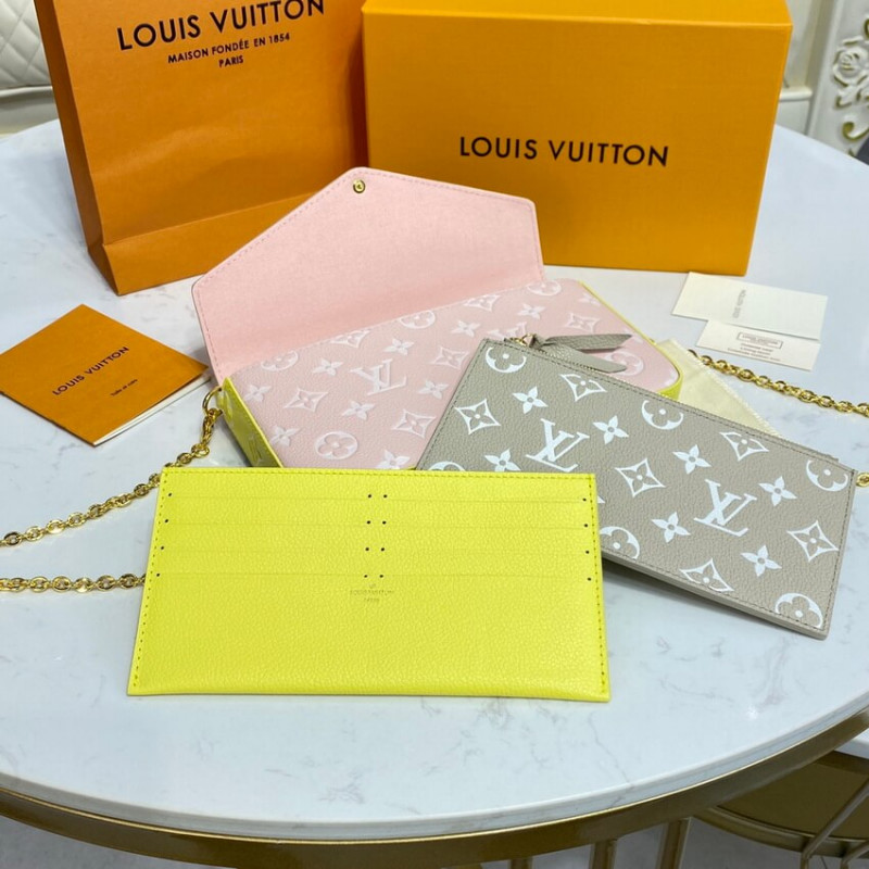Wholesale Luxury Louis Vuitton Monogram Empreinte Leather Felicie Pochette M81359 - Image 12