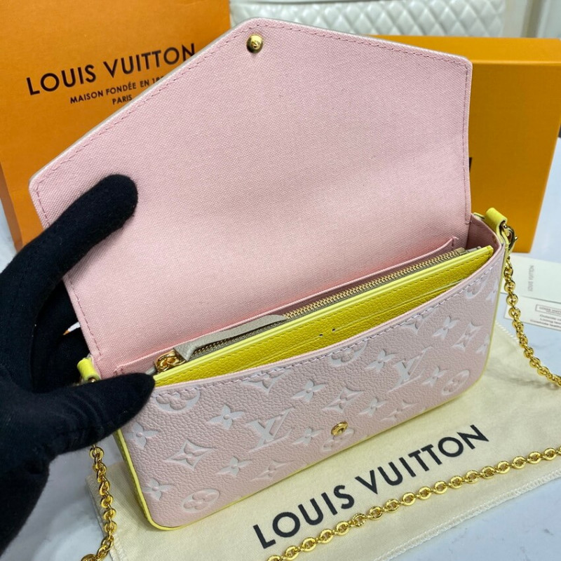 Wholesale Luxury Louis Vuitton Monogram Empreinte Leather Felicie Pochette M81359 - Image 13