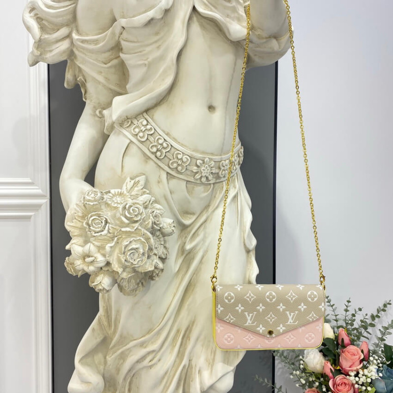 Wholesale Luxury Louis Vuitton Monogram Empreinte Leather Felicie Pochette M81359 - Image 4