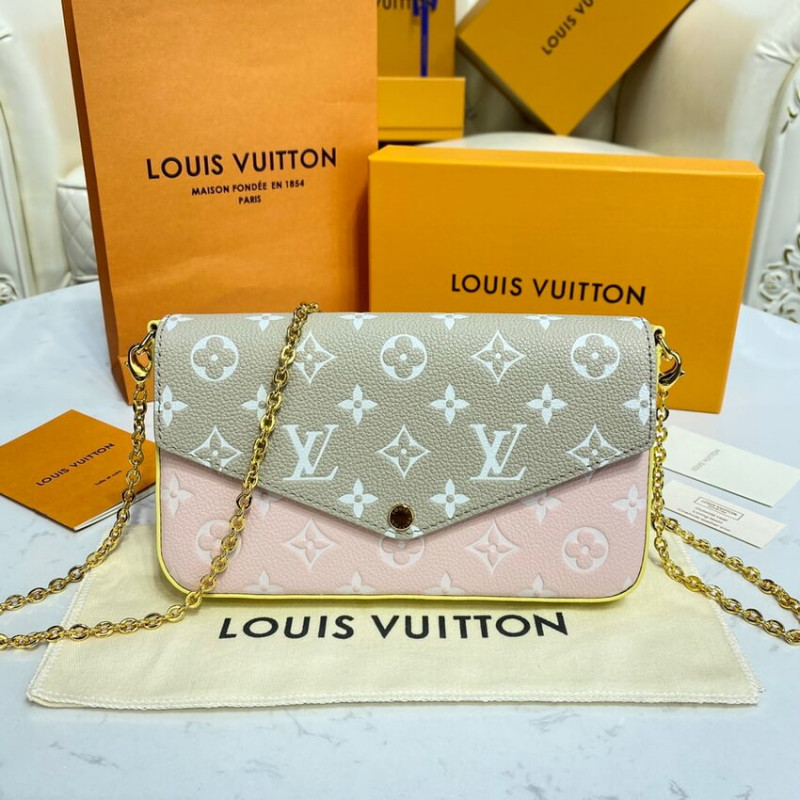 Wholesale Luxury Louis Vuitton Monogram Empreinte Leather Felicie Pochette M81359 - Image 5