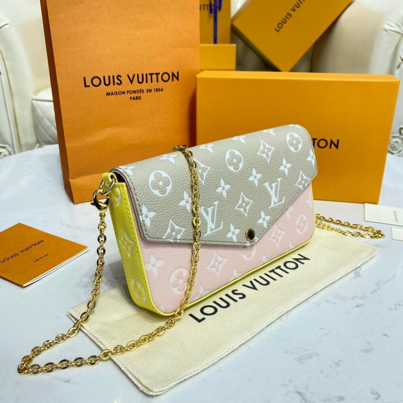 Wholesale Luxury Louis Vuitton Monogram Empreinte Leather Felicie Pochette M81359 - Image 6