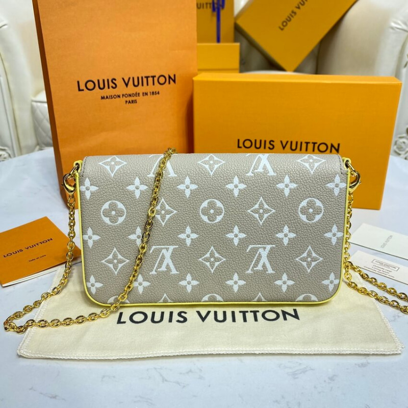 Wholesale Luxury Louis Vuitton Monogram Empreinte Leather Felicie Pochette M81359 - Image 7